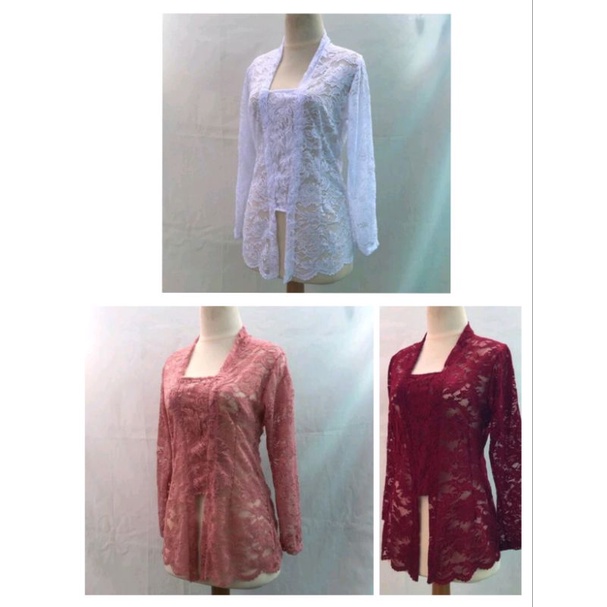 kebaya burkat isi 3 pcs random tanpa lubang kancing/kebaya burkat/kebaya/kebaya burkat termurah