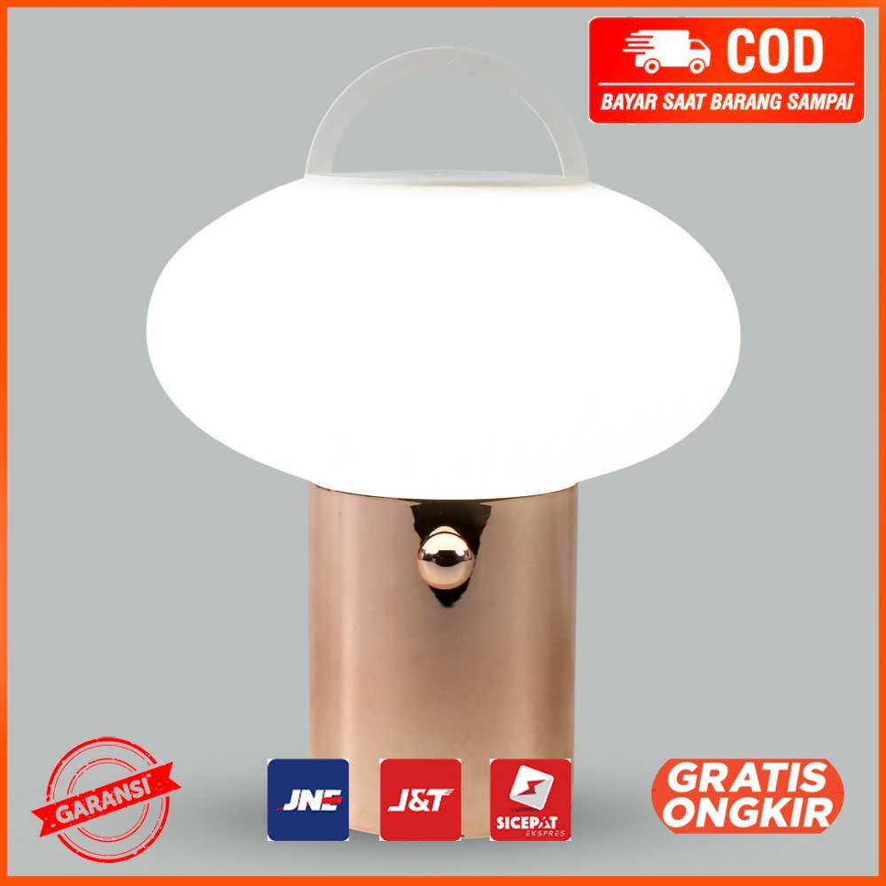 Lampu Meja Hias LED Rechargeable Cool White 371