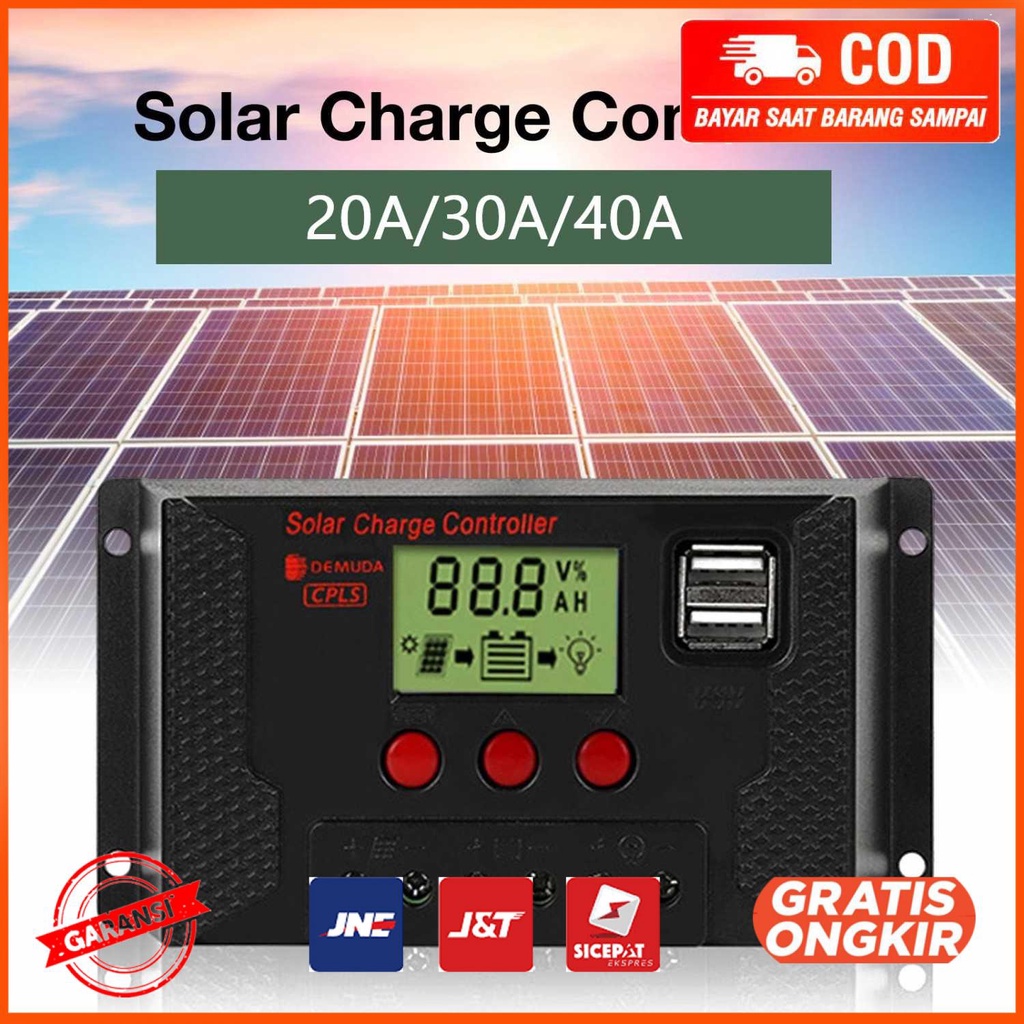 Solar Charge Controller PWM 12V 24V CPLS 30A