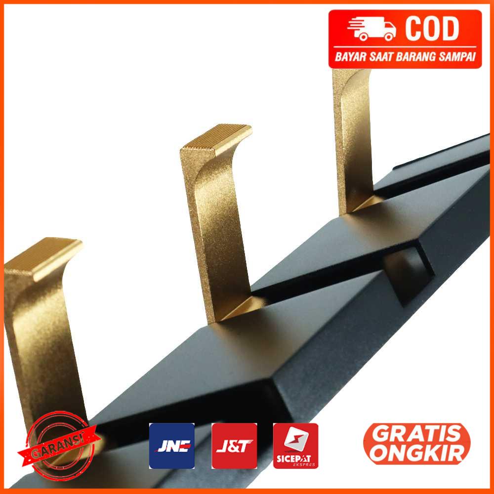 Gantungan Dinding Hanger Aluminium 6 Hook HT6