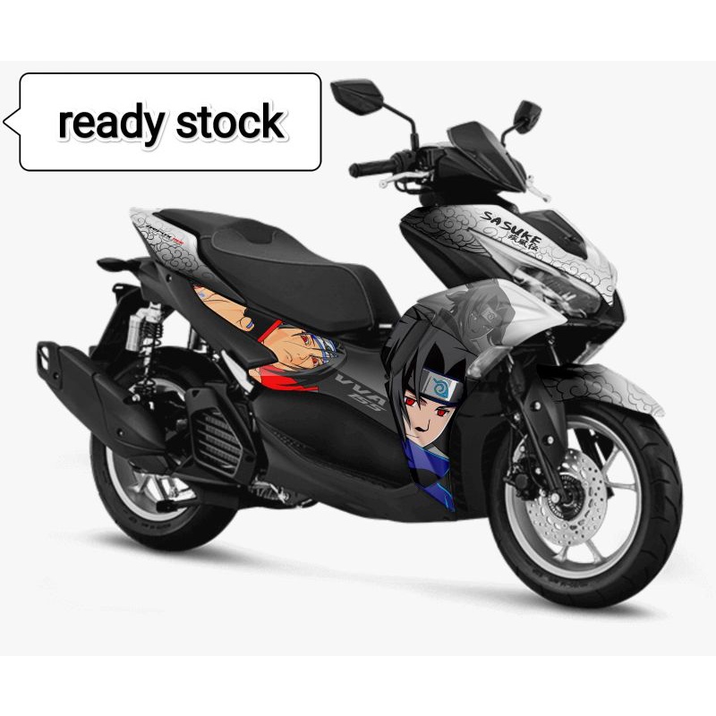 decal aerox full body striping aerox new connected full motif naruto sticker aerox anime