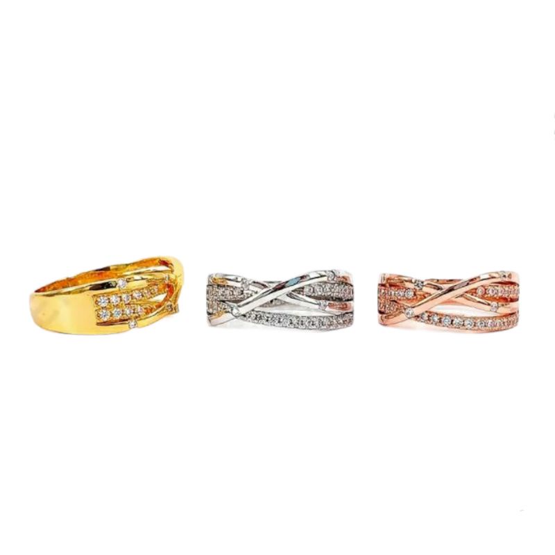 Cincin Vier Crystal Zirconia High Premium Jewellery