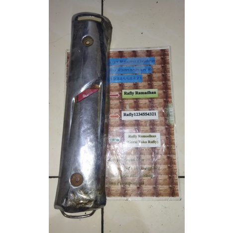 Tameng knalpot Jupiter z 110 Jupiter z burhan vega r new ori copotan mines belakang penyok