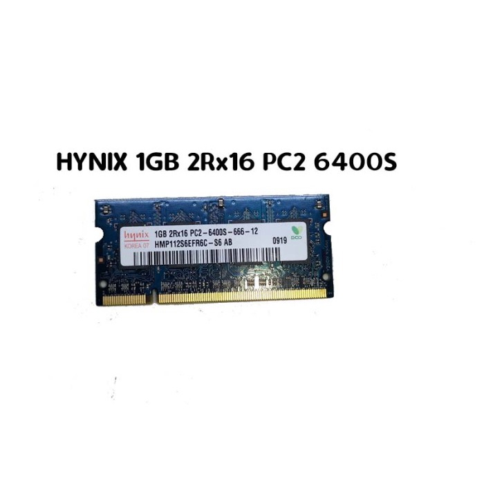 DDR3 HYNIX 1 GB 2Rx16 PC2 6400S RAM MEMORY LAPTOP NOTEBOOK murah