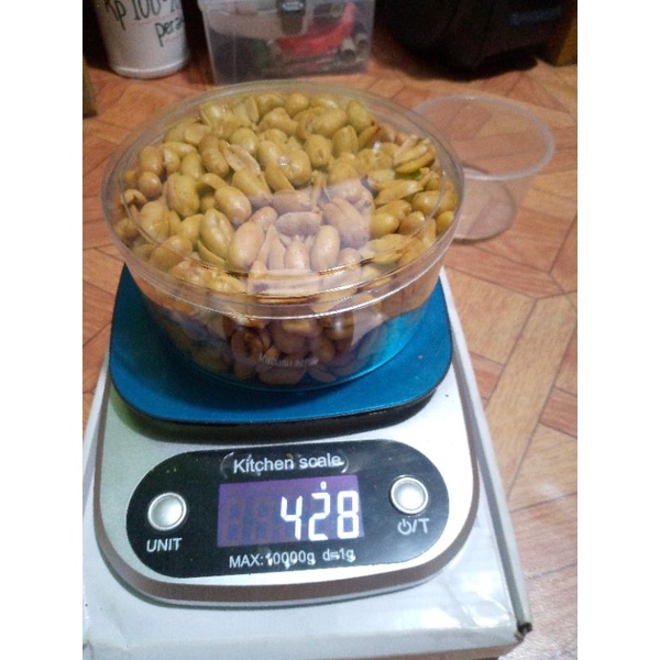

kacang bawang kemasan 400g toples