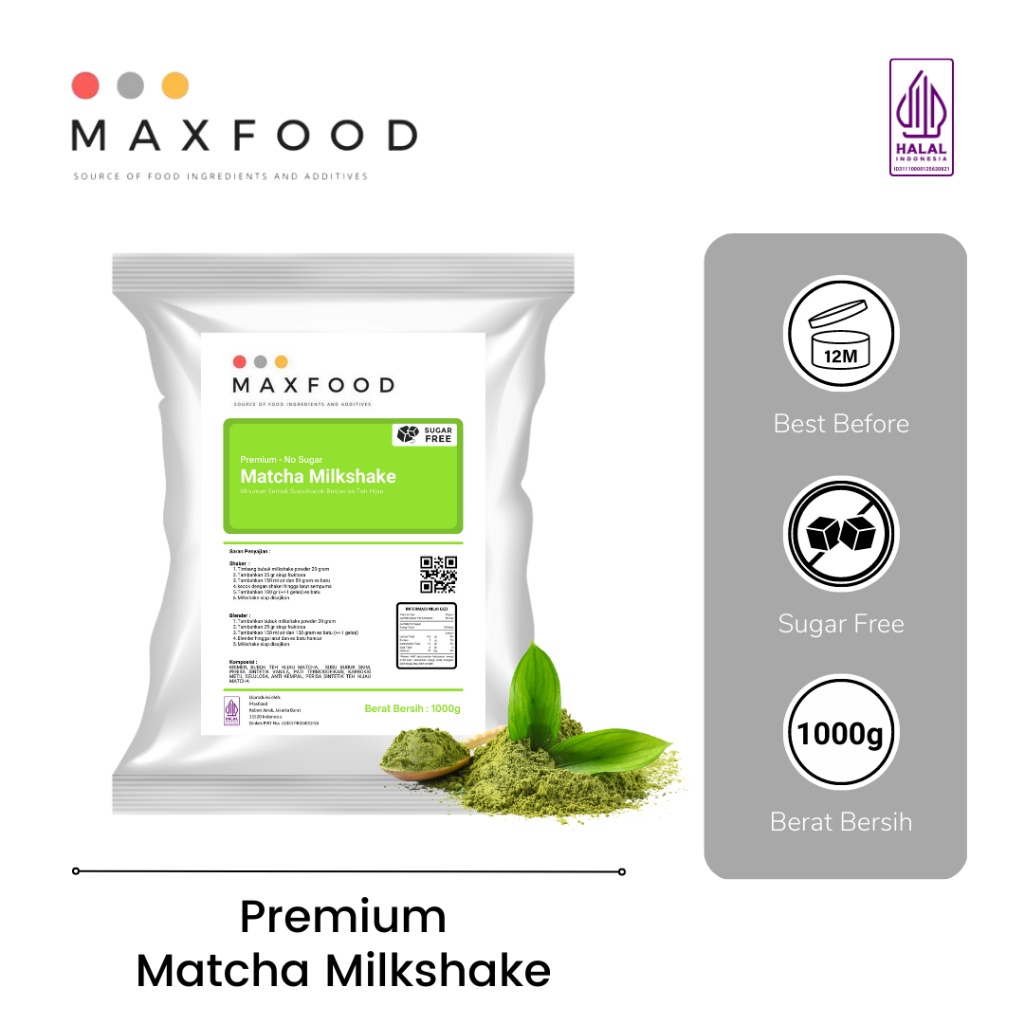 

Preum No Sugar - Matcha Lkshake / Bubuk Numan Matcha Green Tea Lkshake Tanpa Gula 1 Kg