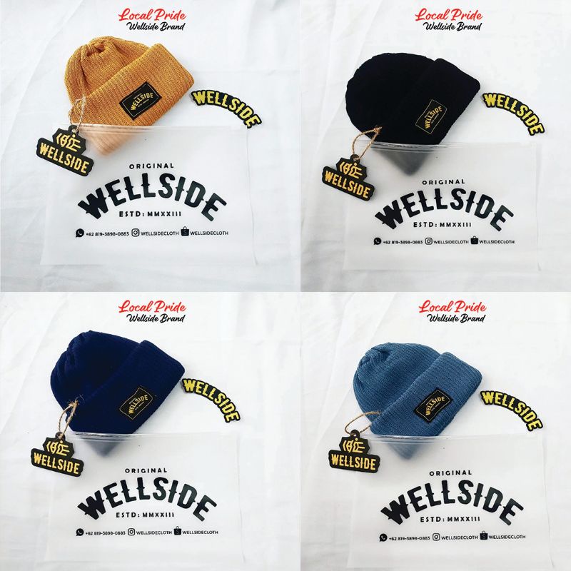 Wellside Ciput Beanie Hat Premium - All Size - Kupluk Pria Wanita