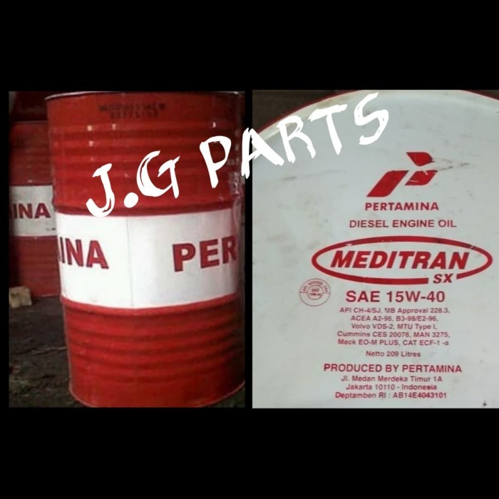 JGPS OLI MESIN MEDITRAN SX SAE 40 15W-40 OLI DRUM PERTAMINA