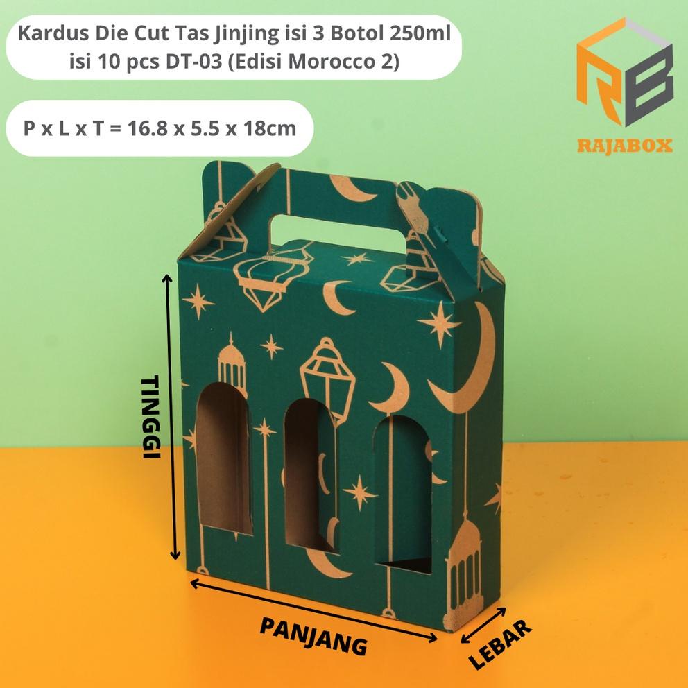 

Murah Kardus Die Cut Tas Jinjing Botol 250Ml X 3 Isi 10 Pcs Dt-03