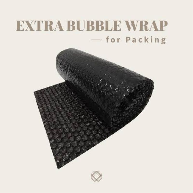 

bubble wrap untuk tambahan packing