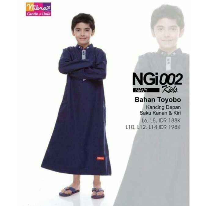 NIBRAS GAMIS IKHWAN NGI KIDS 002 NAVY
