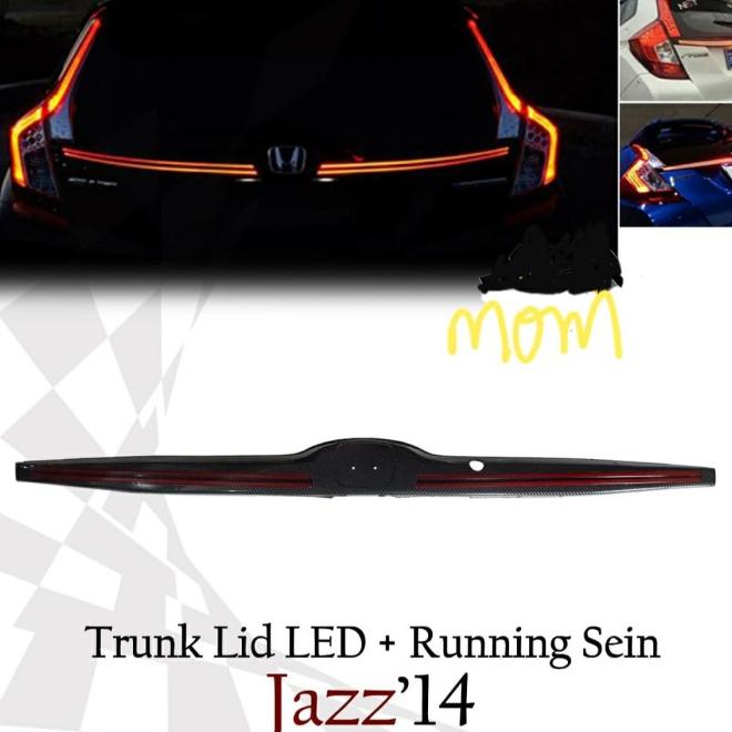 Trunk Lid Belakang Led + Running Sein All New Jazz Gk5