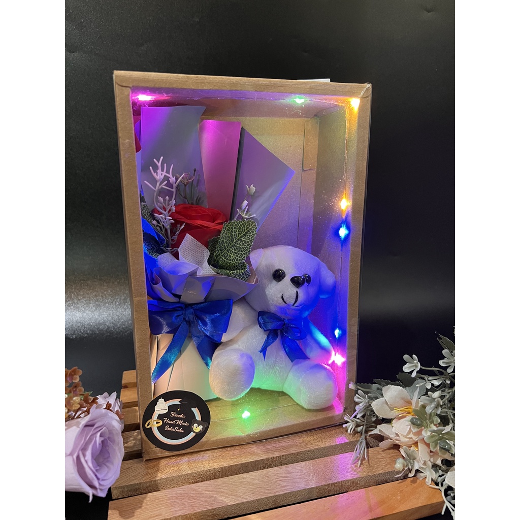 Kado ulang tahun/box boneka/anniversary/cowok/cewek/pacar/ibu/aesthetic/hampers