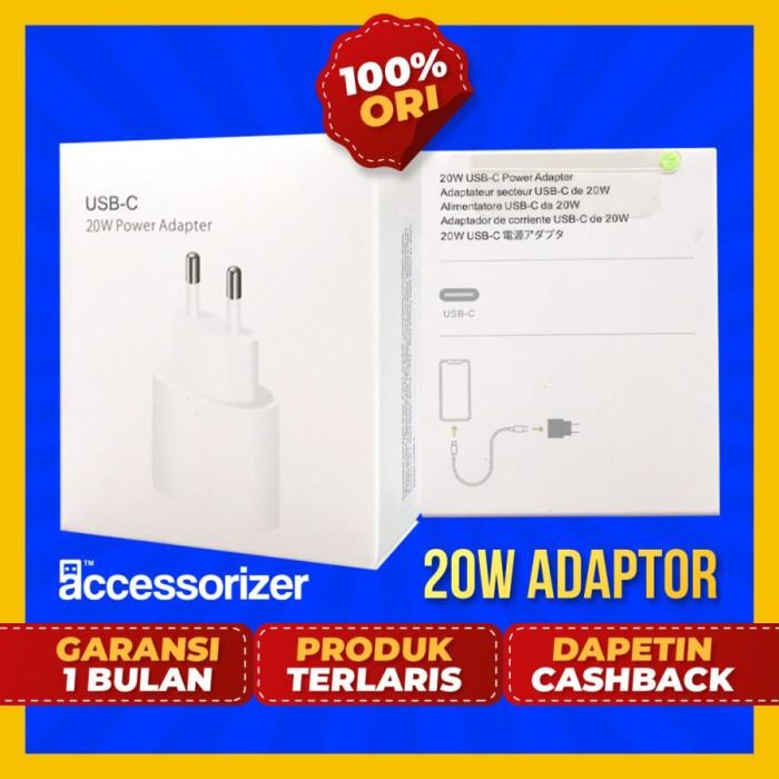 Kepala Charger Adaptor Iphone 20W Usb-C Original X Xs Xr 11 12