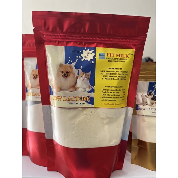 Susu Fit Milk Plus Anjing Kucing 200 gr