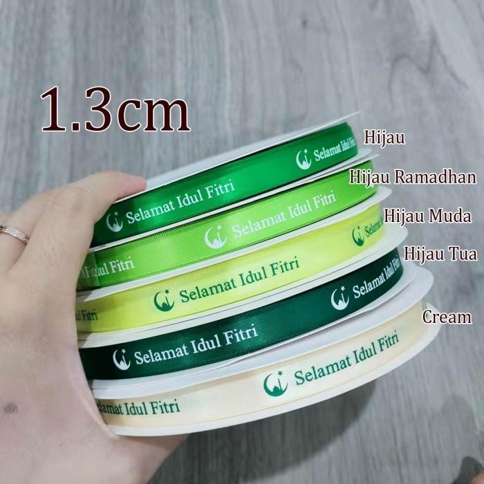 

5Meter Pita Ramadhan/ Ribbon Eid Mubarak 2.5Cm/ Pita Idul Fitri 1.3Cm 098