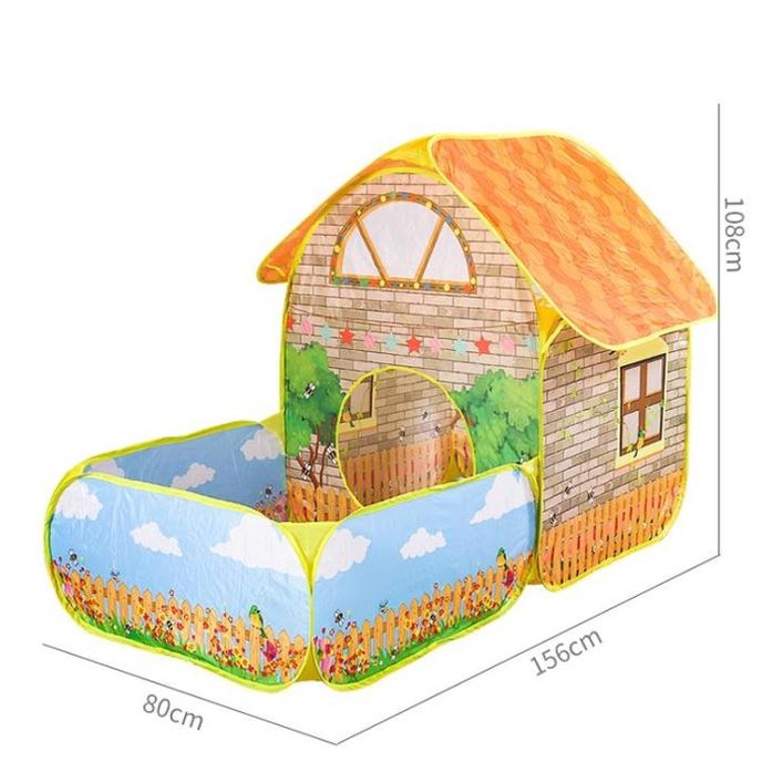 Tenda Garden House Tenda Rumah Pagar Anak Jumbo IPLAY
