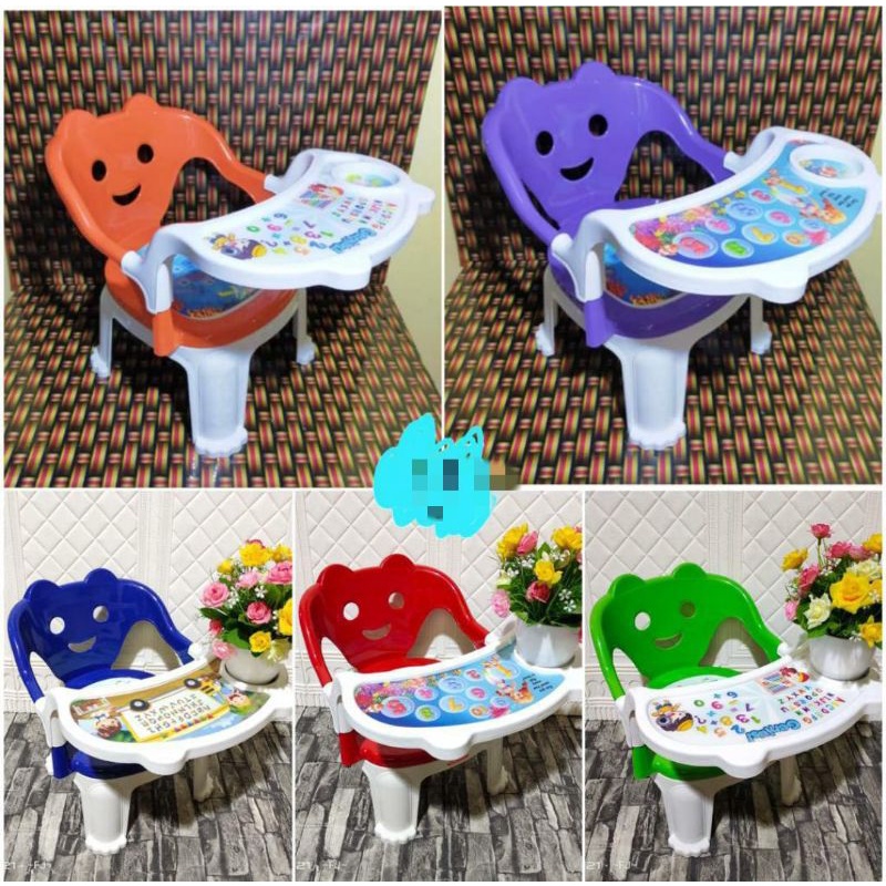 Kursi Makan Bayi / Kursi Meja Makan Anak Plastik / Kursi Makan Anak Tabitha