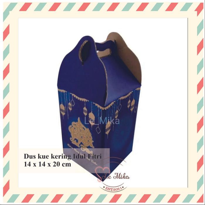 

Dus Kue Kering 14X14X20 Cm / Dus Idul Fitri Lebaran / Dus Toples 021