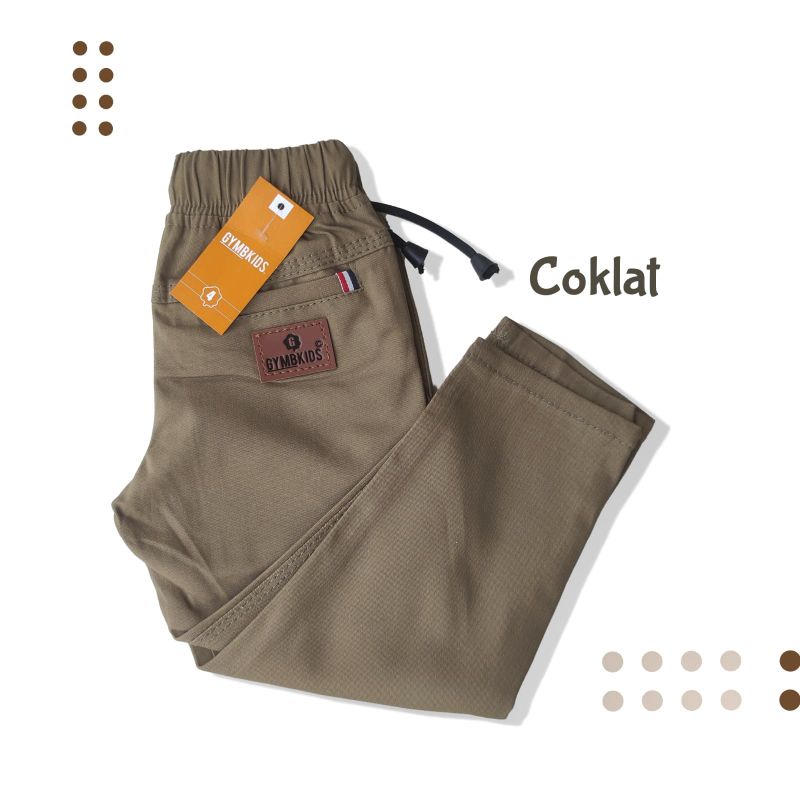 Gymbkids Celana Chino Chinos Panjang Anak Laki Cowok Usia 2 - 15 Tahun VIKO Premium Quality
