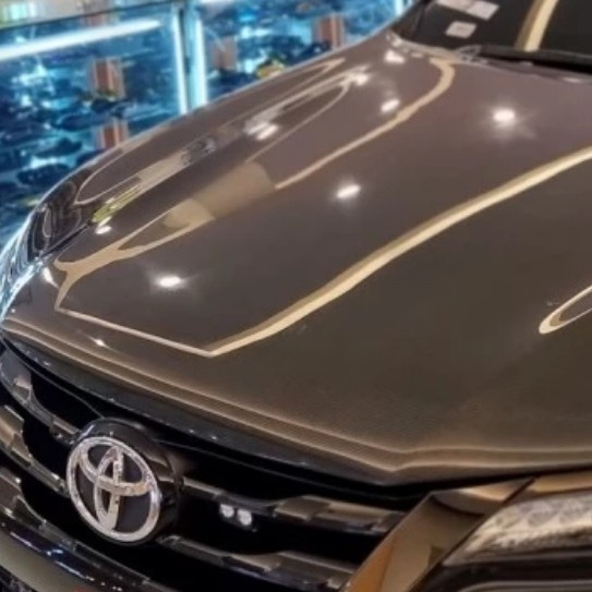 Kap Mesin Carbon Fortuner Vrz / Srz Model Oem Non Facelift