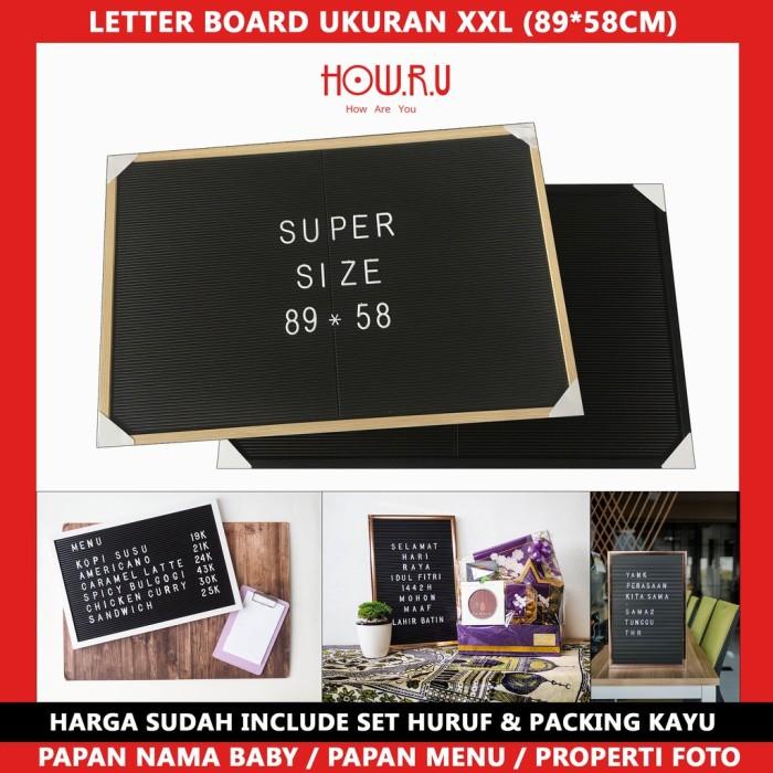 

Terlaris Bk076 How.R.U Xxl - Letter Board Sudah Include Huruf Papan Meeting Kan