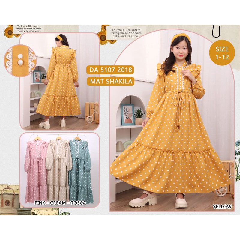 GAMIS ANAK PEREMPUAN TEDDY BEAR 5107-2018
