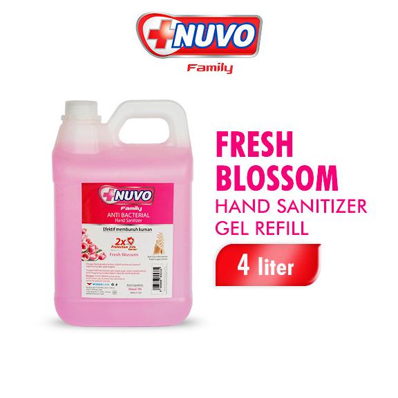 Nuvo Hand Sanitizer Fresh Blossom Jerigen 4 liter