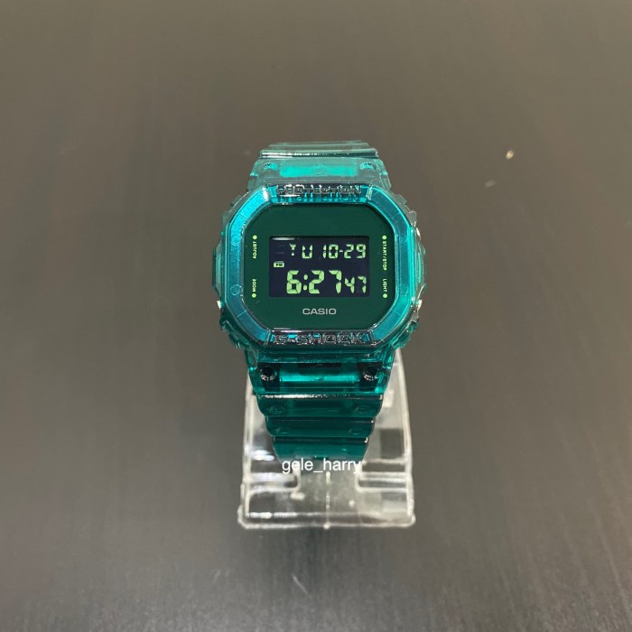 Hot Sale Casio Gshock Dw 5600Sb-3 Skeleton Green Terlaris