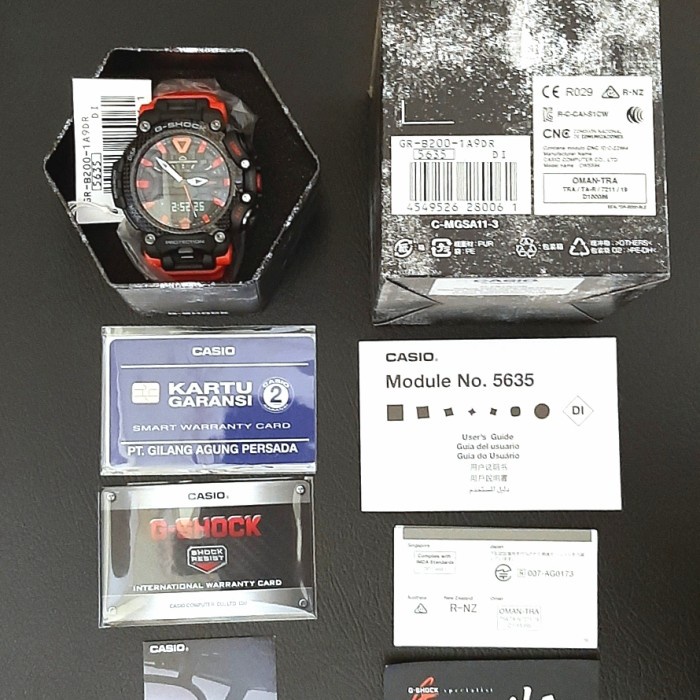 Diskon Spesial Casio G-Shock Gshock Gr-B200 / Grb200 - 1A9Dr Gravitymaster Termurah