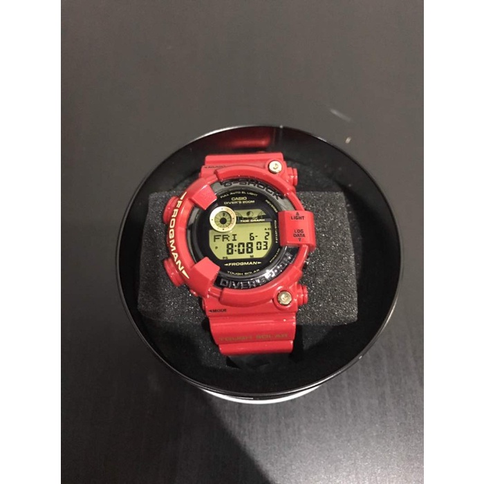 Promo Gshock Frogman 30Th Anniversary Gf 8230A-4 Rising Red Terlaris