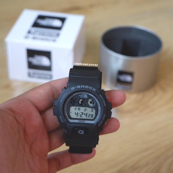Promo Supreme X The North Face X G-Shock Gshock "White/Black/Yellow" Fw22 Terlaris