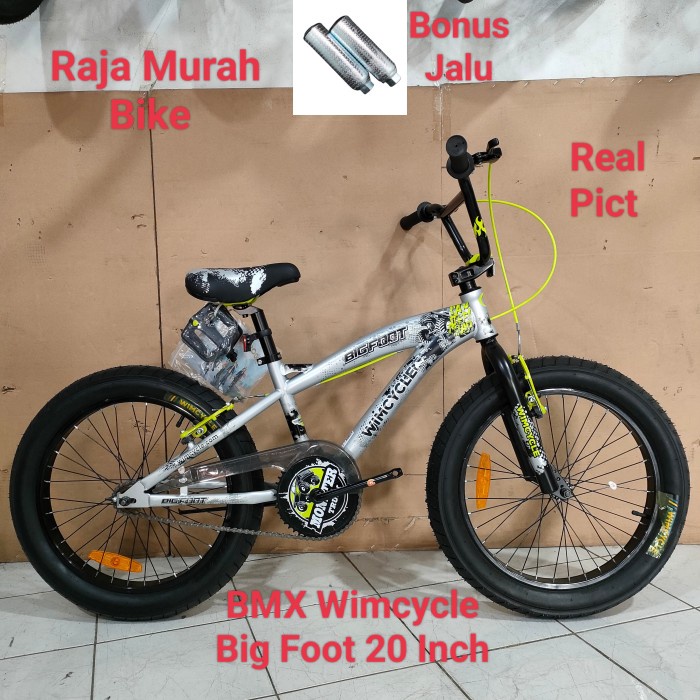 Terlaris Sepeda Anak Bmx Wimcycle Big Foot 20 Inch Ban Jumbo Bmx 20 Wimcycle