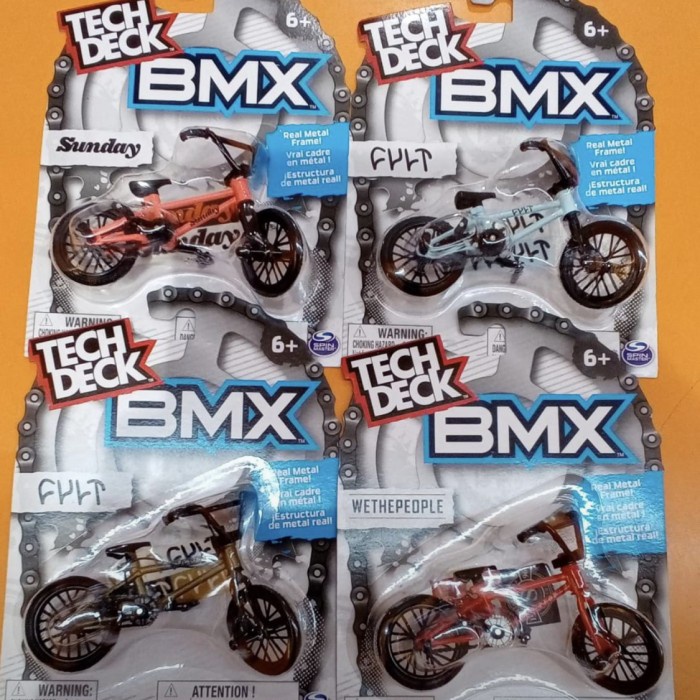 Terlaris Tech Deck Bmx Finger Bike Single Original (8 Variasi)