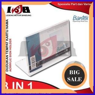 

Bantex Slanted Sign Holder A8 Acrylic Dudukan Tempat Kartu Nama Meja onderdil 54PR23
