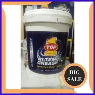 Minyak Gemuk Stempet Top 1 One Hi Temp Grease Biru 1 Pail 15.91 kg perkakas 54PR23
