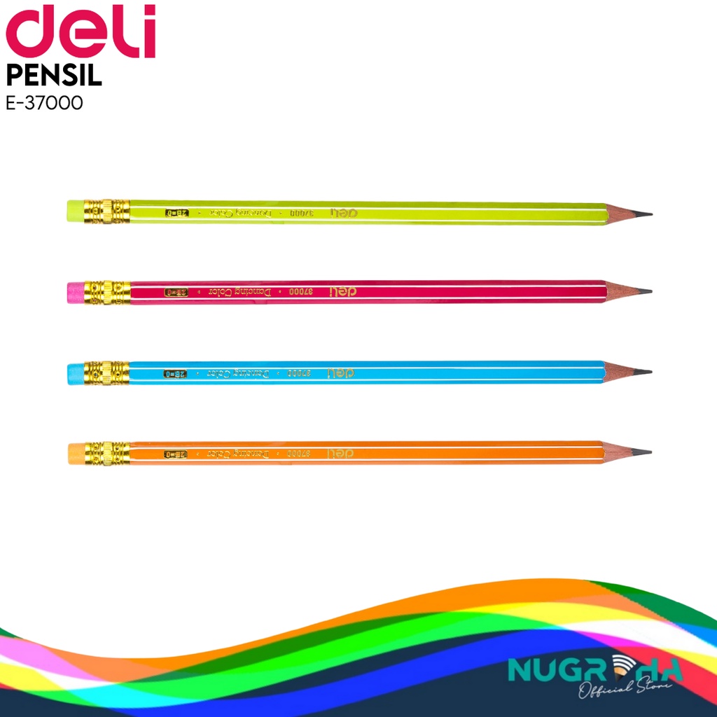

Deli Graphite Pencil / Pensil Kayu 2B Kualitas Bagus 37000