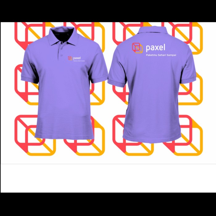 KAOS POLO SHIRT TSHIRT BAJU KERAH DISTRO PAXEL KURIR POLOS CUSTOM COD PROMO