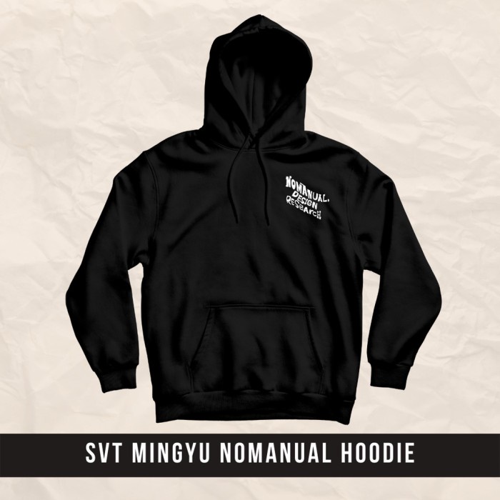 JAKET HOODIE DISTRO NOMANUAL DESIGN RESEARCH POLOS CUSTOM KPOP KOREA MURAH MERIAH