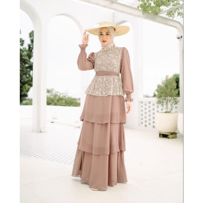 isyana dress by gamaleea.id