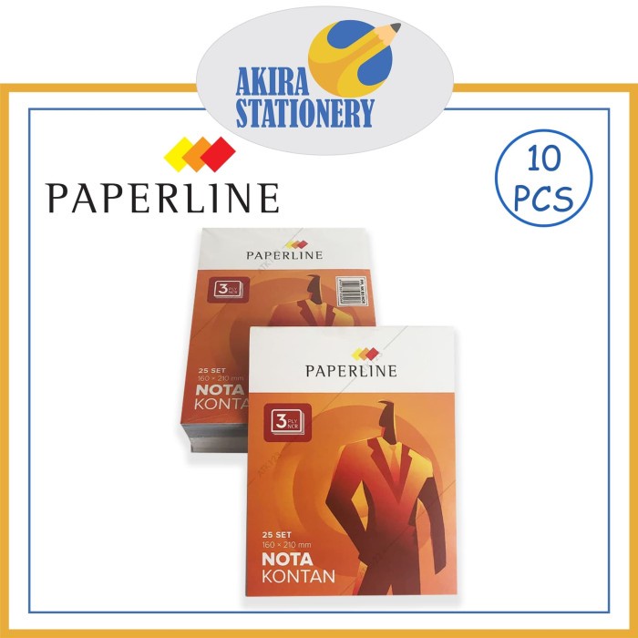 

BAYAR DITEMPAT BON NOTA KONTAN PAPERLINE 3 PLY / RANGKAP 3 RANGKAP BESAR (10 PCS) /BUKU TULIS