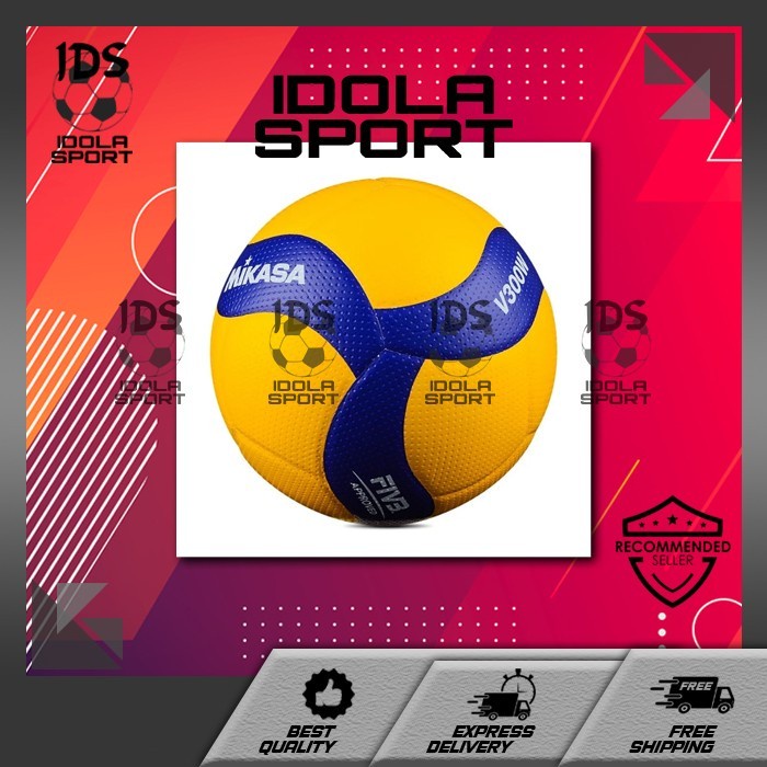 Bola Volley / Bola Voli / voly Mikasa MVA 300 -  FREE PENTIL