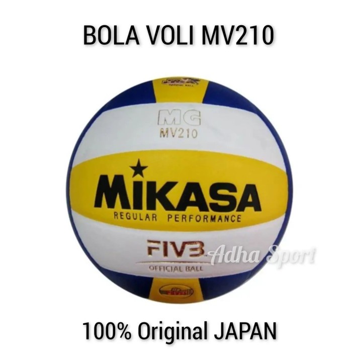 Terlaris Bola Voli / Volly Mikasa Mv210 / Mv 210 Original Japan Adha Sport