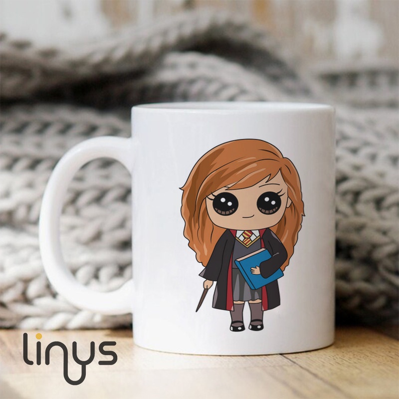 Mug cangkir harry potter hermiona book