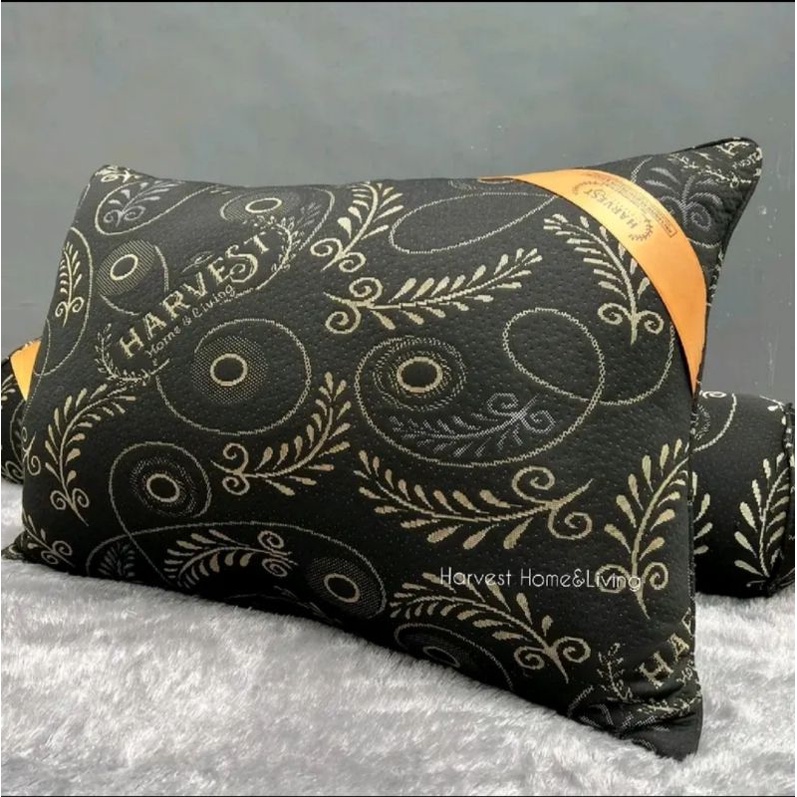 [1 PCS] BANTAL GULING HARVESTWAY EXCLUSIVE ORIGINAL 100% PUTIH/ HITAM GOLDEN BLACK JUMBO/ MEDIUM/ STANDART BY CV HARVEST BERKAH MADANI