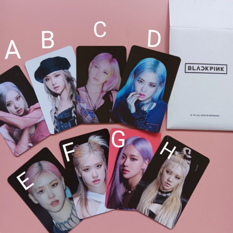 Photocard Blackpink x flimty Rosé