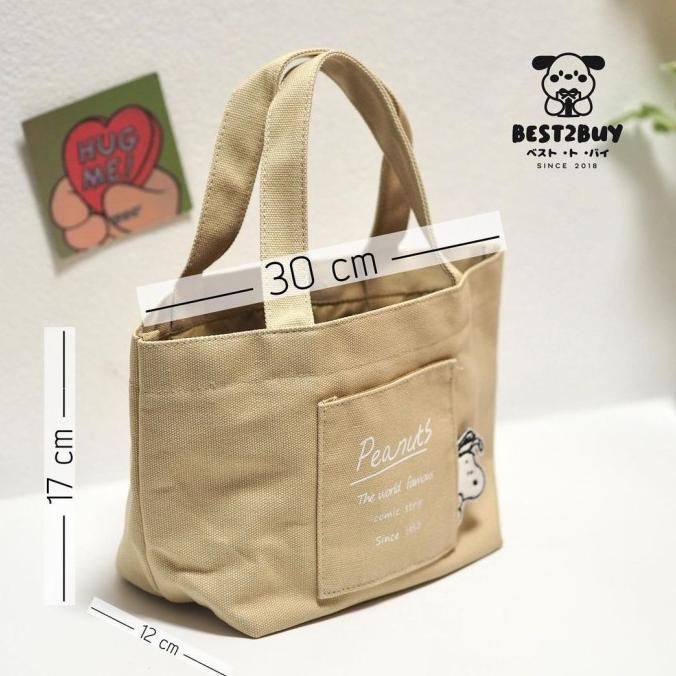 Tas Tenteng Kanvas Snoopy