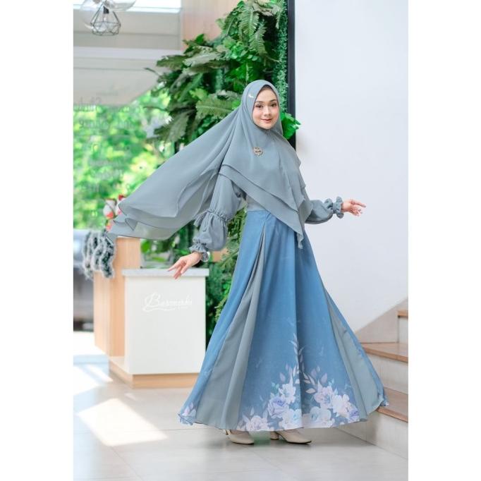 SYARI ORI BERMERKS GAMIS SYARI CERUTY BABYDOLL SYARI BUSUI