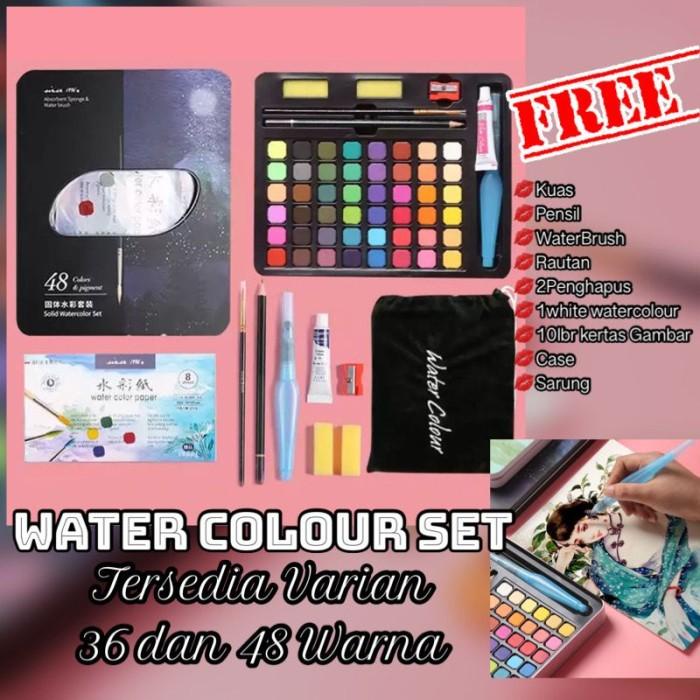 

Terlaris Az 36/48 Water Color Set - Alat Cat Air Set (Termasuk Kuas Dan Kertas