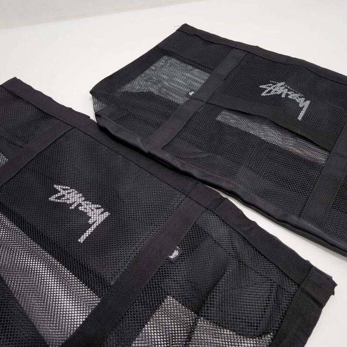 Stussy mesh beach tote bag